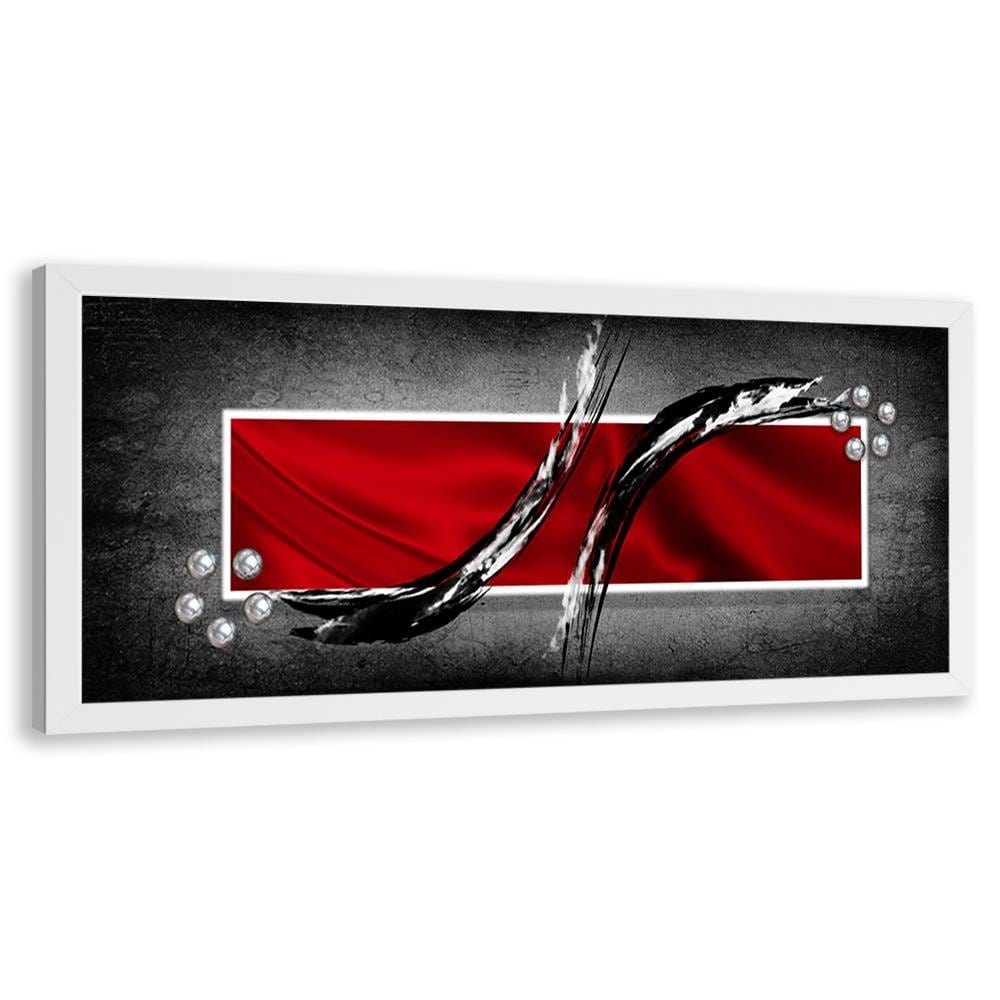 Picture in white frame PANORAMA, Abstraction Rectangle  Home Trends