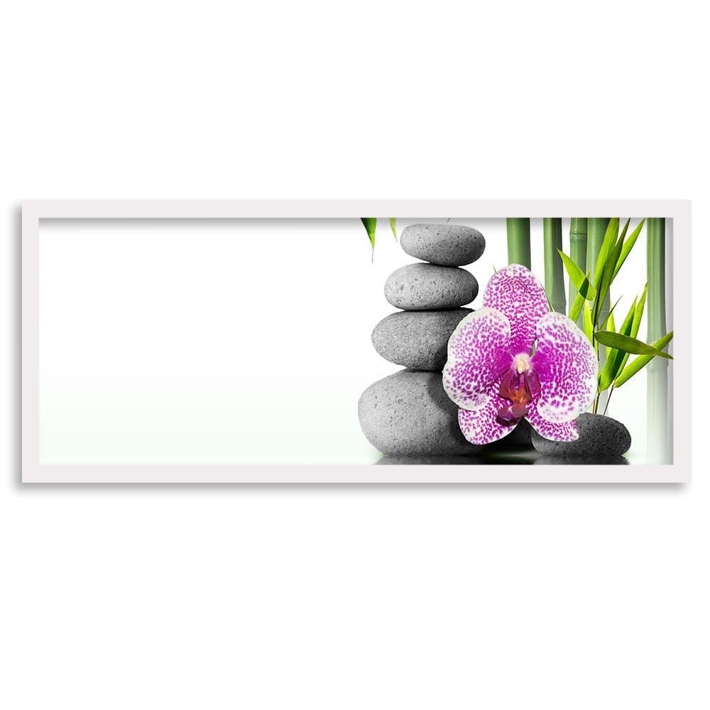 Picture in white frame PANORAMA, Zen Composition 2  Home Trends