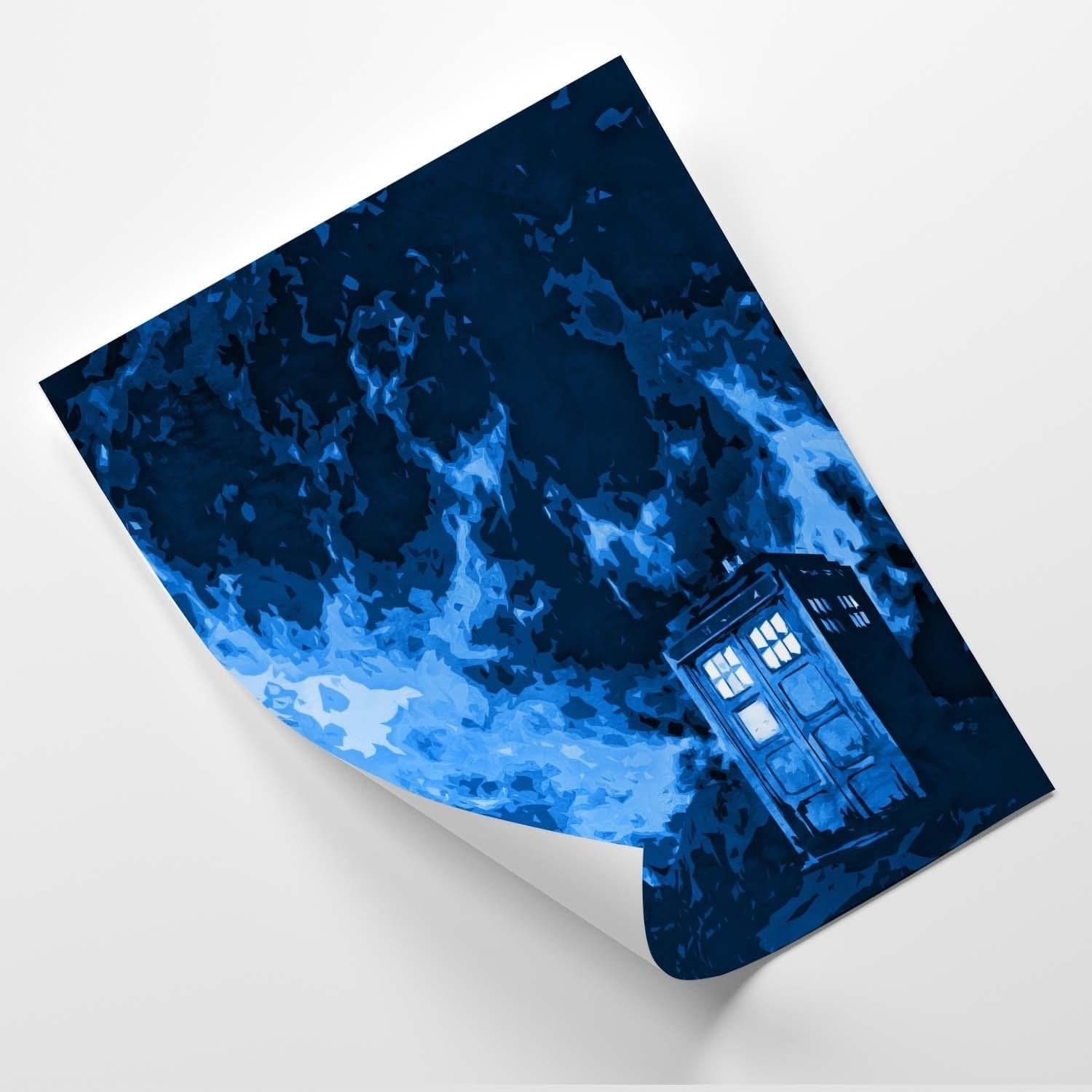 Posteris - Blue Building  E-interjers.lv