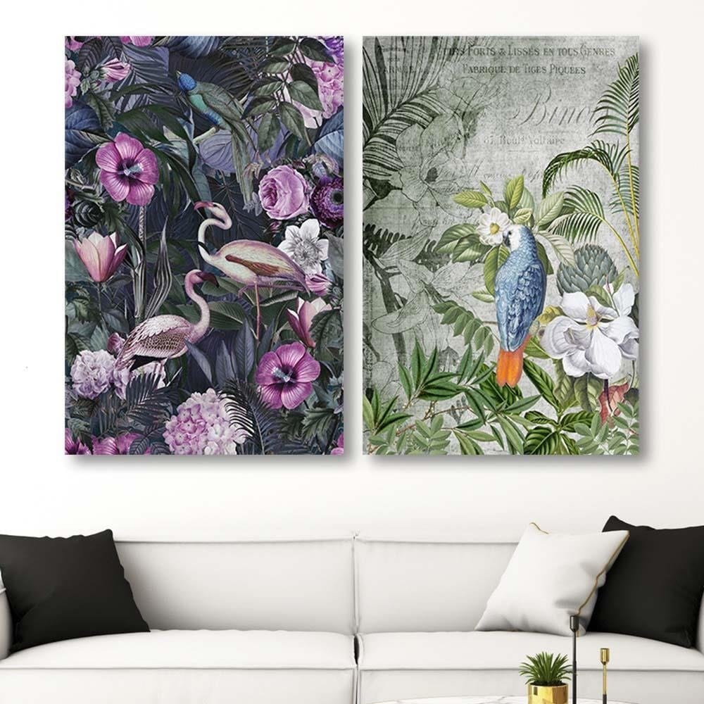 Posteris - Blue Parrot  E-interjers.lv