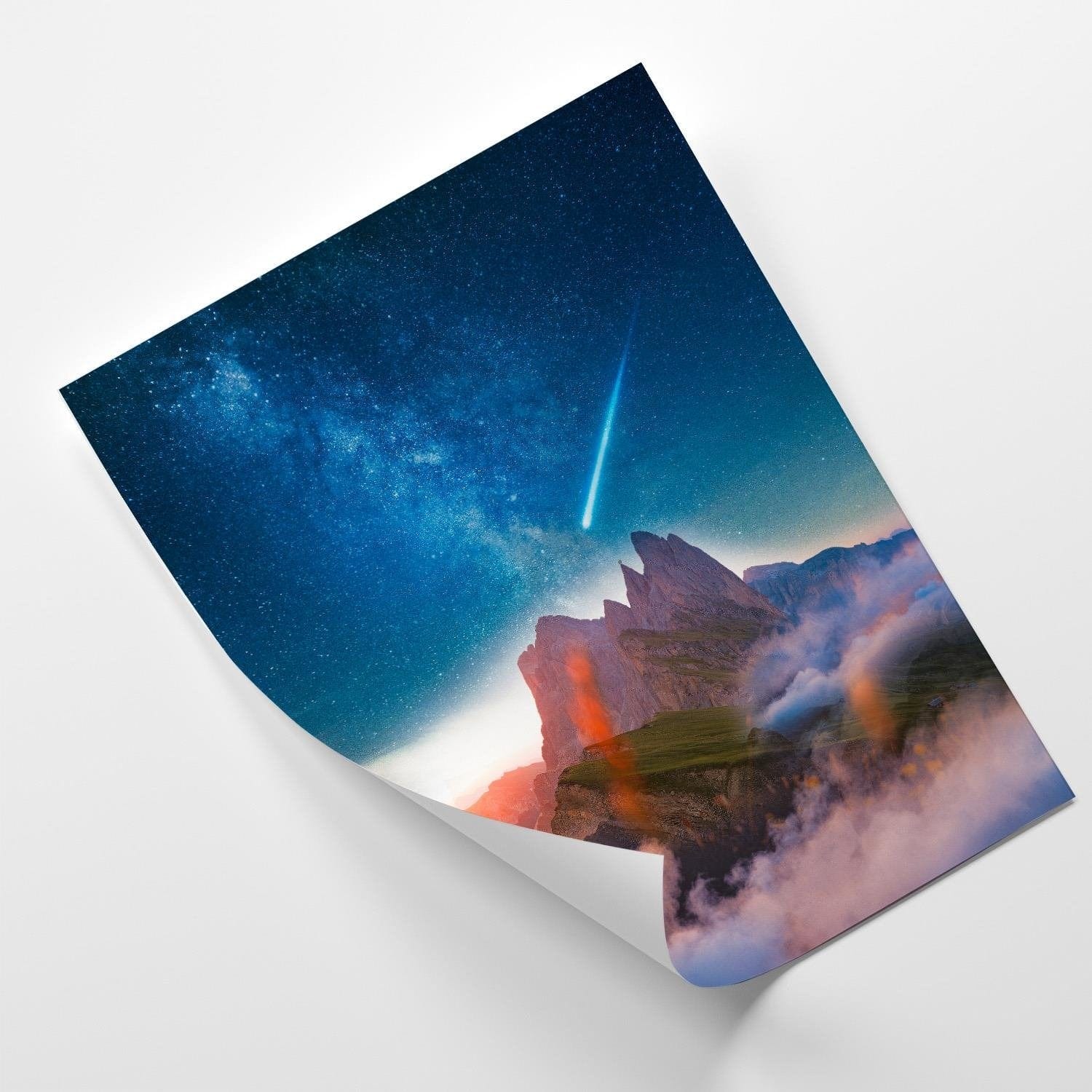 Posteris - Comet Over The Mountains  E-interjers.lv