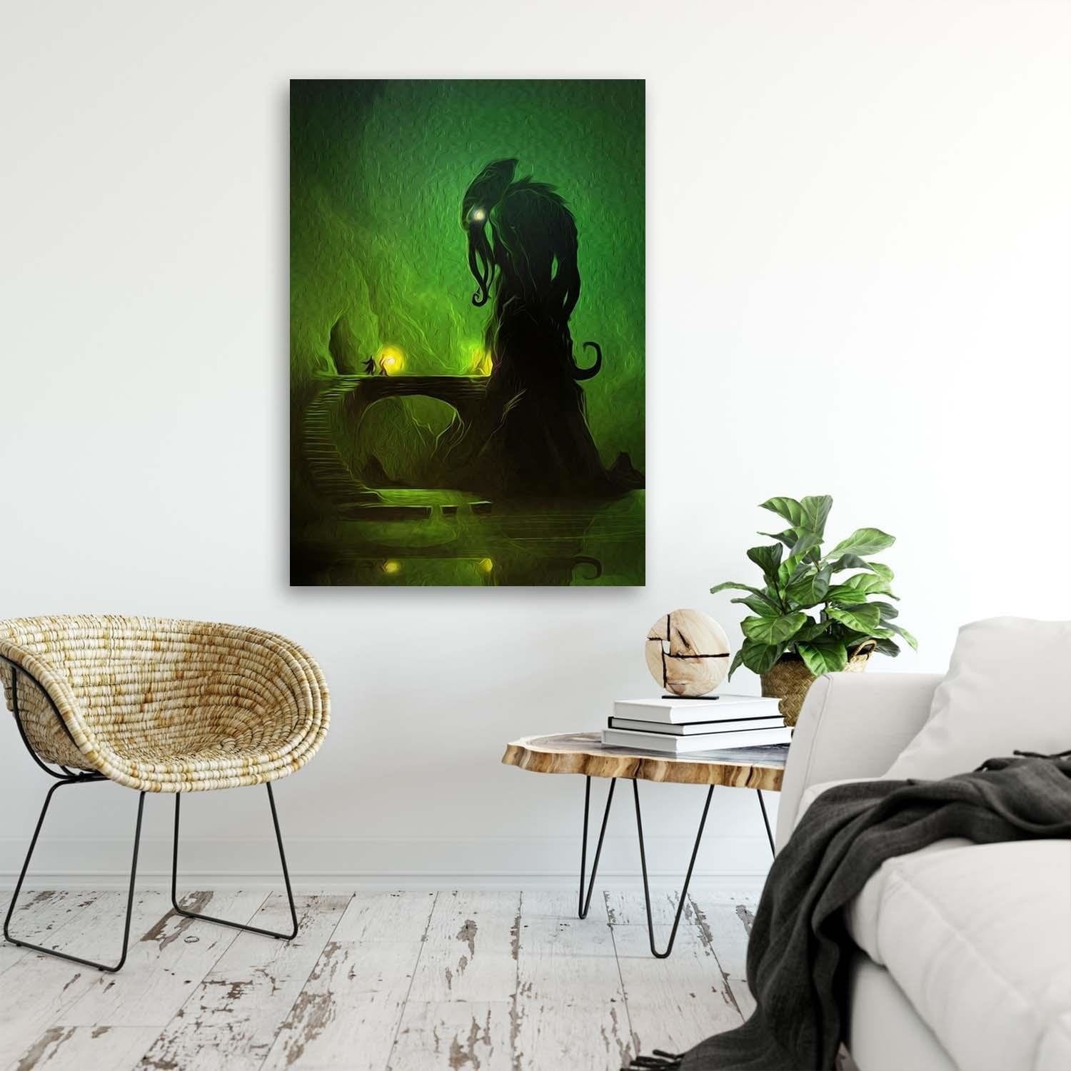 Posteris - Green Demon  E-interjers.lv