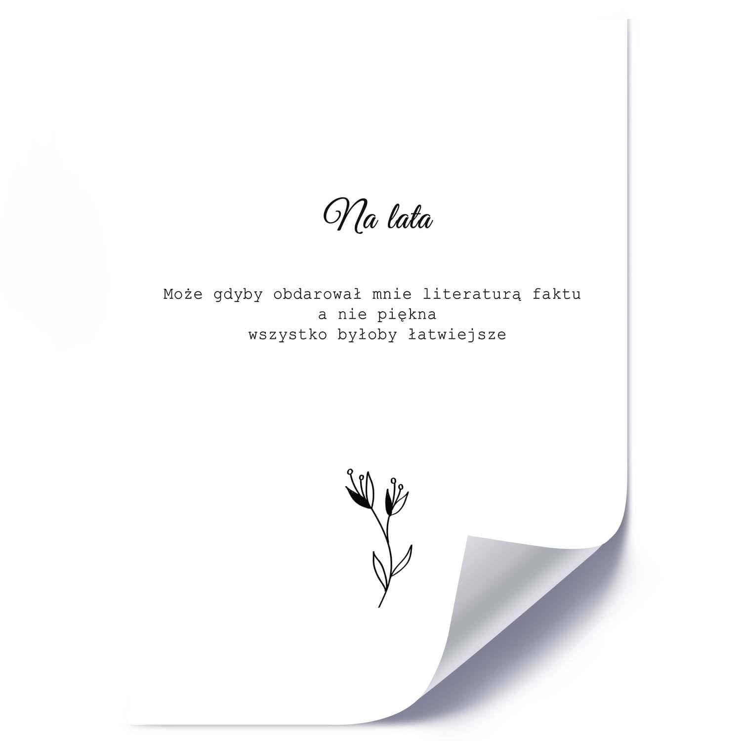 Posteris - Inscriptions 1  E-interjers.lv