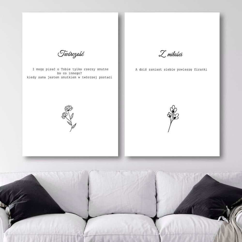 Posteris - Inscriptions 7  E-interjers.lv