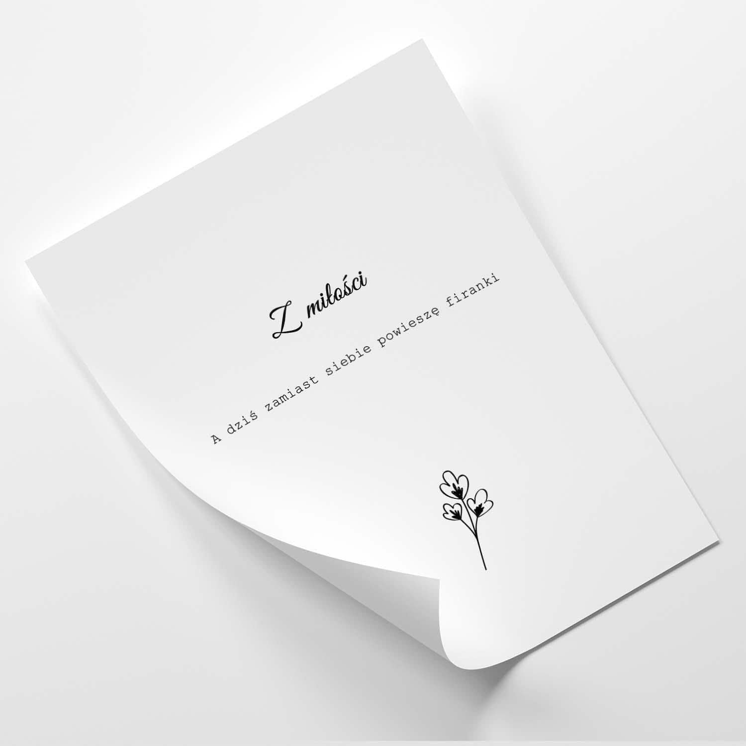 Posteris - Inscriptions 7  E-interjers.lv