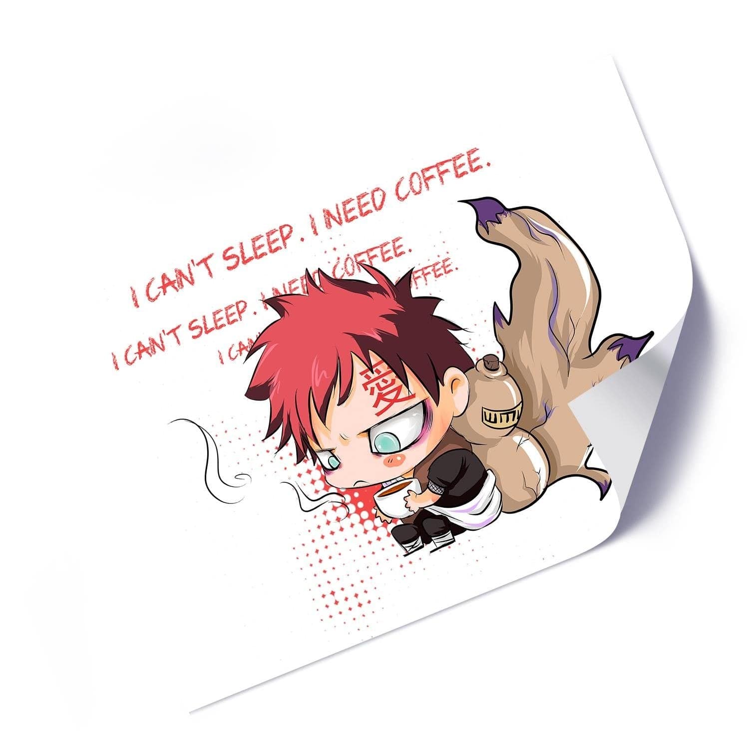 Posteris - Manga I Need Coffee  E-interjers.lv