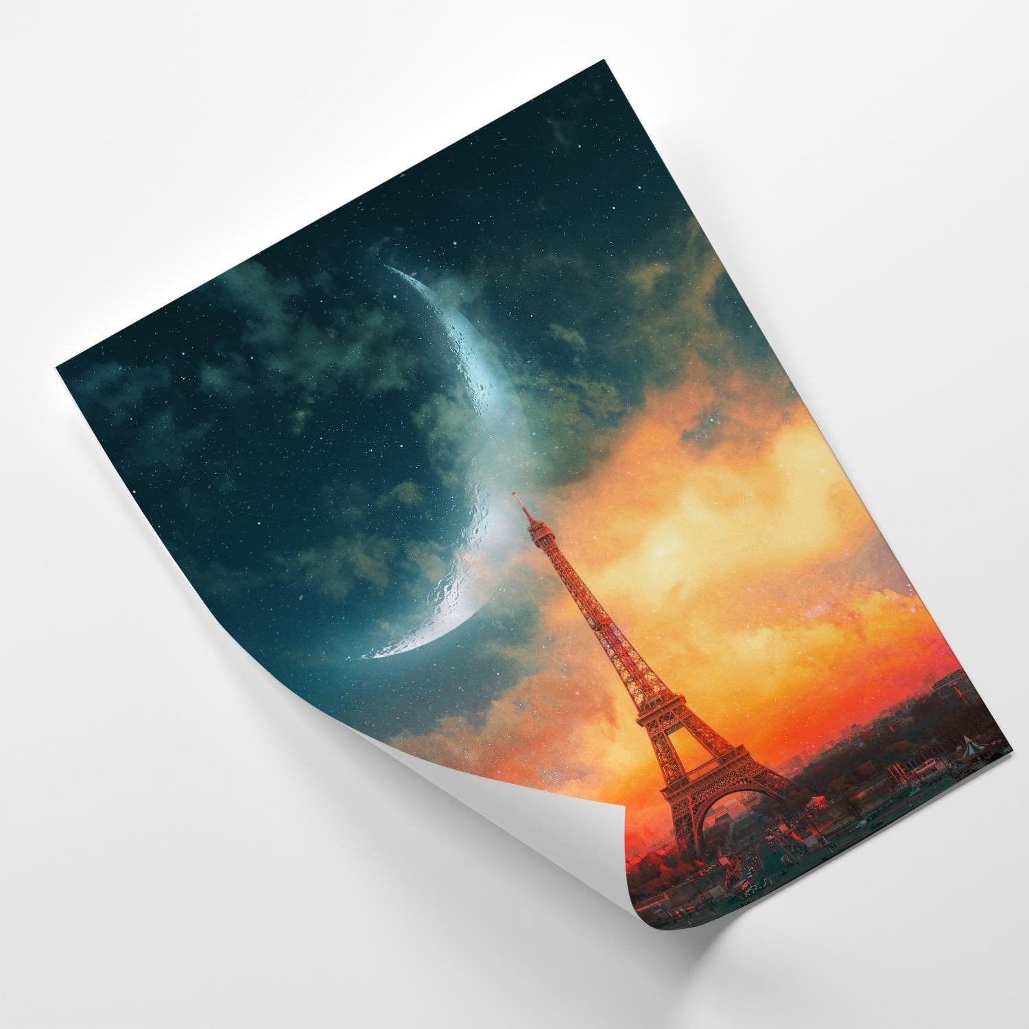 Posteris - Night In Paris  E-interjers.lv