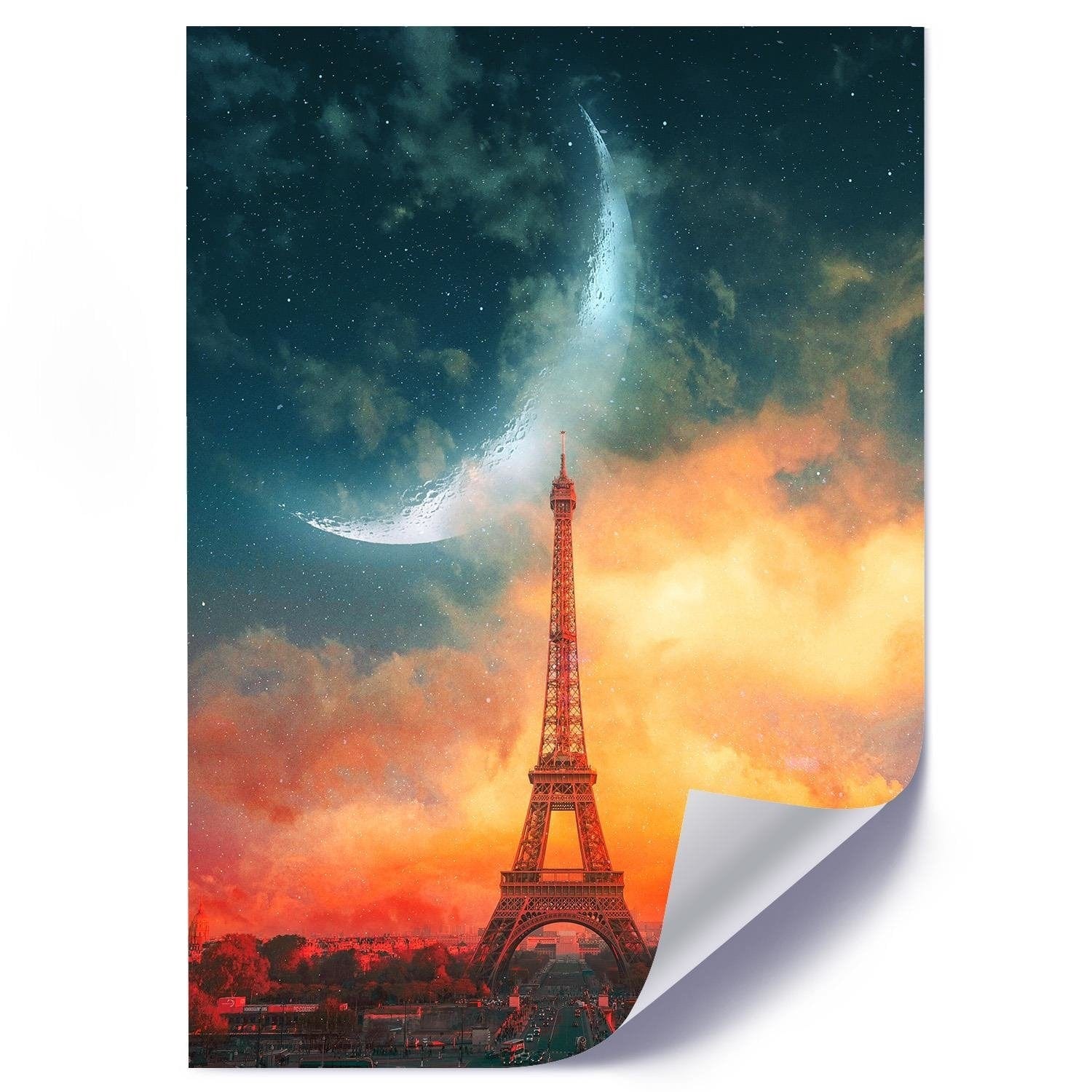 Posteris - Night In Paris  E-interjers.lv