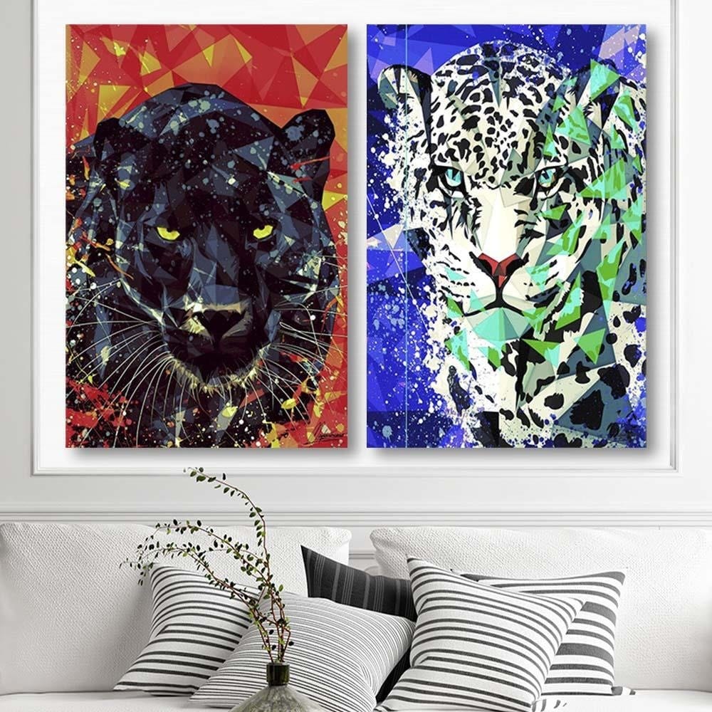 Posteris - Painted Jaguar  E-interjers.lv