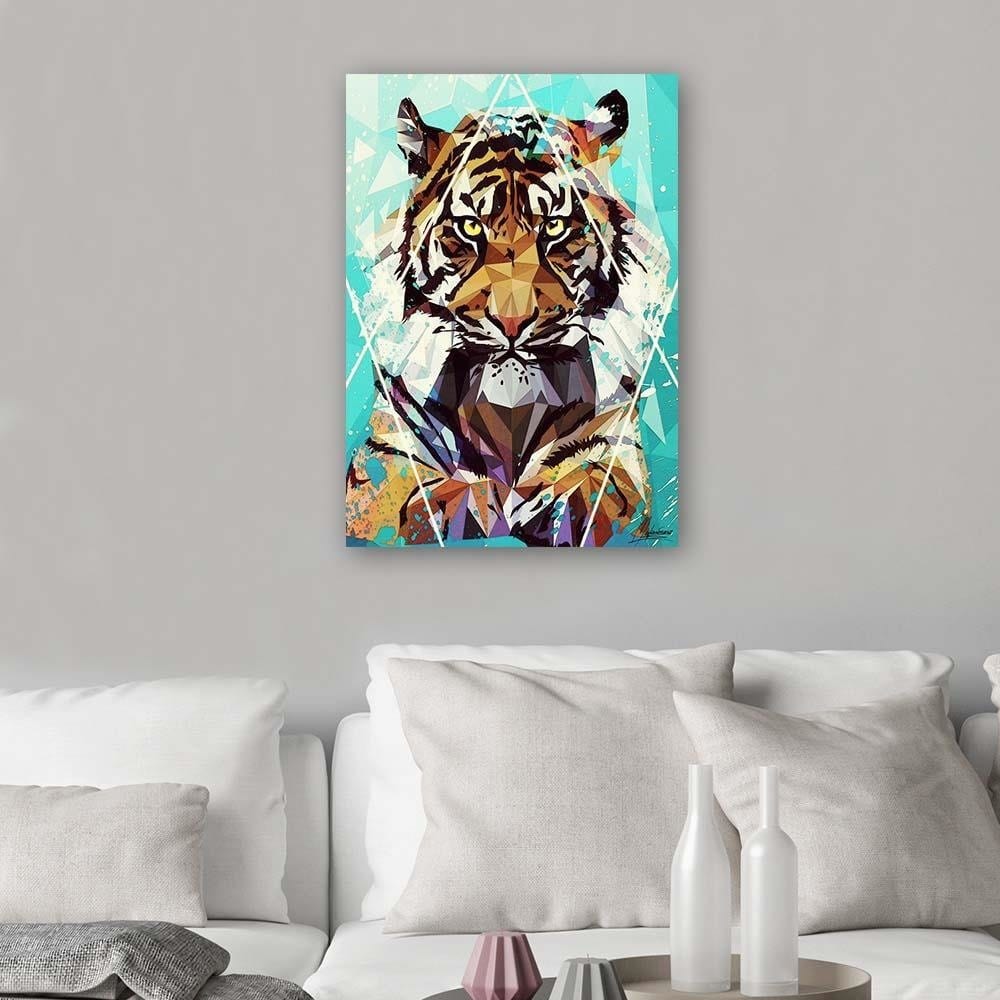 Posteris - Painted Tiger  E-interjers.lv