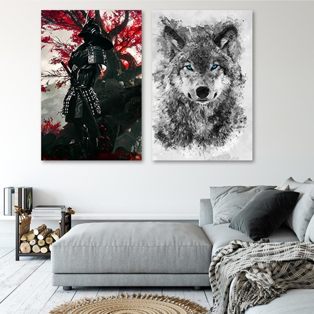 Posteris - Painted Wolf  E-interjers.lv