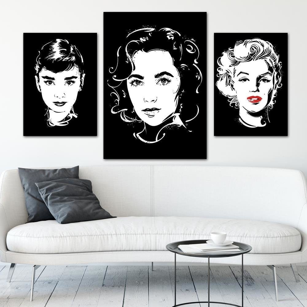 Posteris (plakāts) - Actress Image Black And White  Home Trends DECO