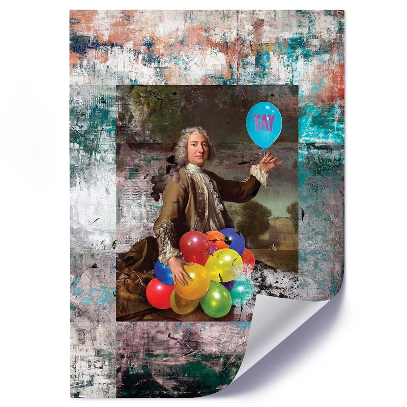 Posteris (plakāts) - Baroque Rococo Balloons  Home Trends DECO