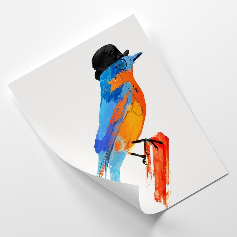 Posteris (plakāts) - Bird In A Bowler Hat  Home Trends DECO