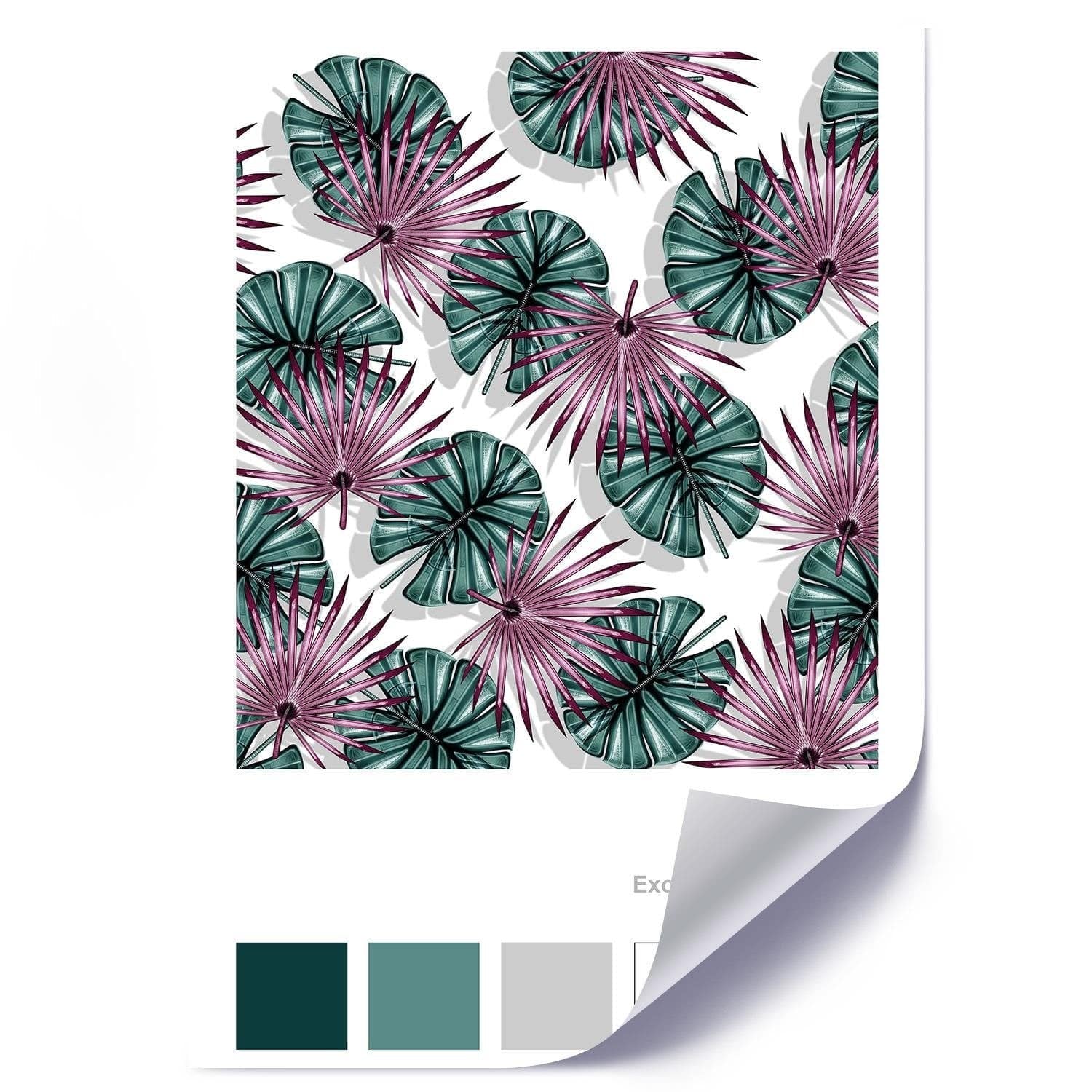 Posteris (plakāts) - Digital Art Purple  Home Trends DECO