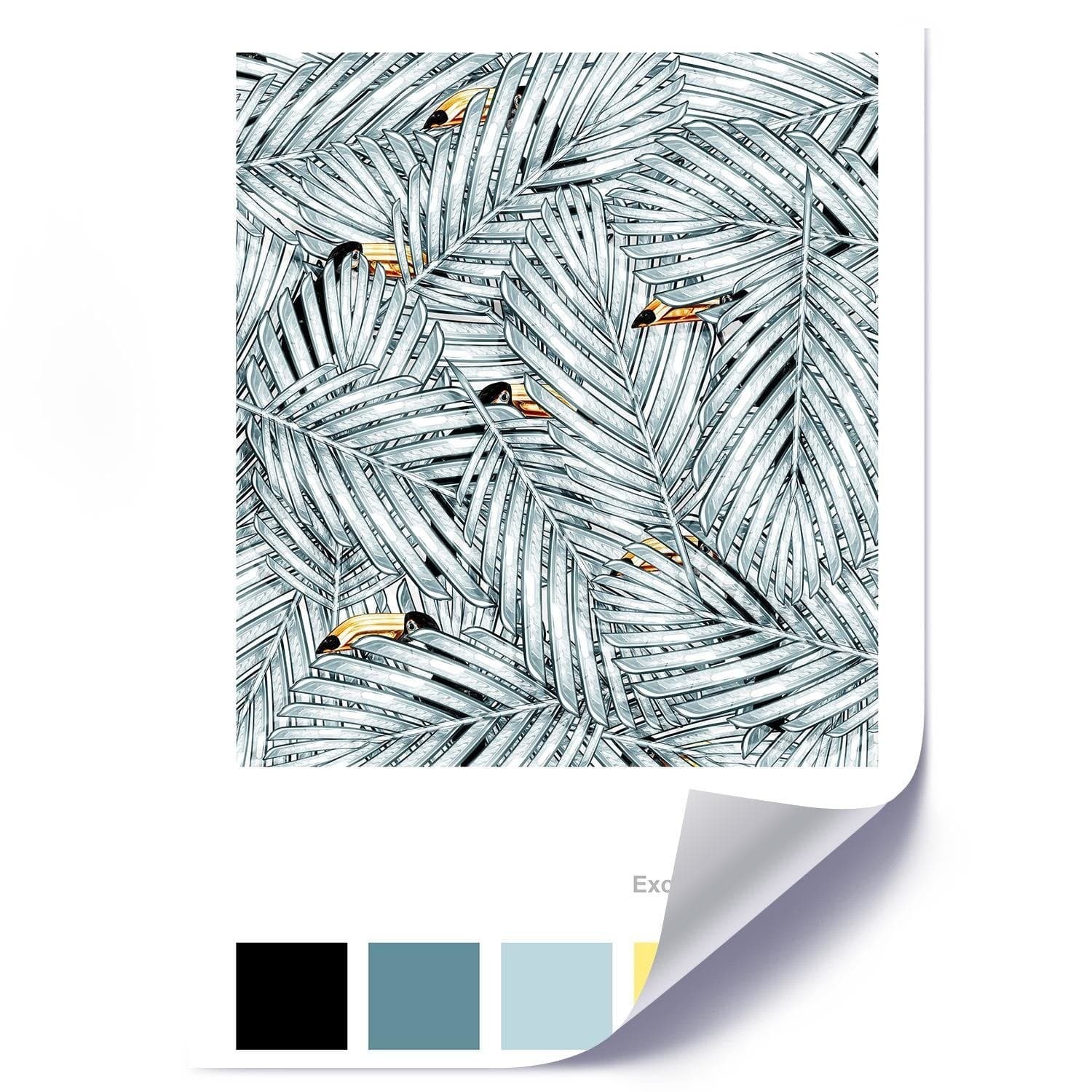 Posteris (plakāts) - Digital Art White  Home Trends DECO