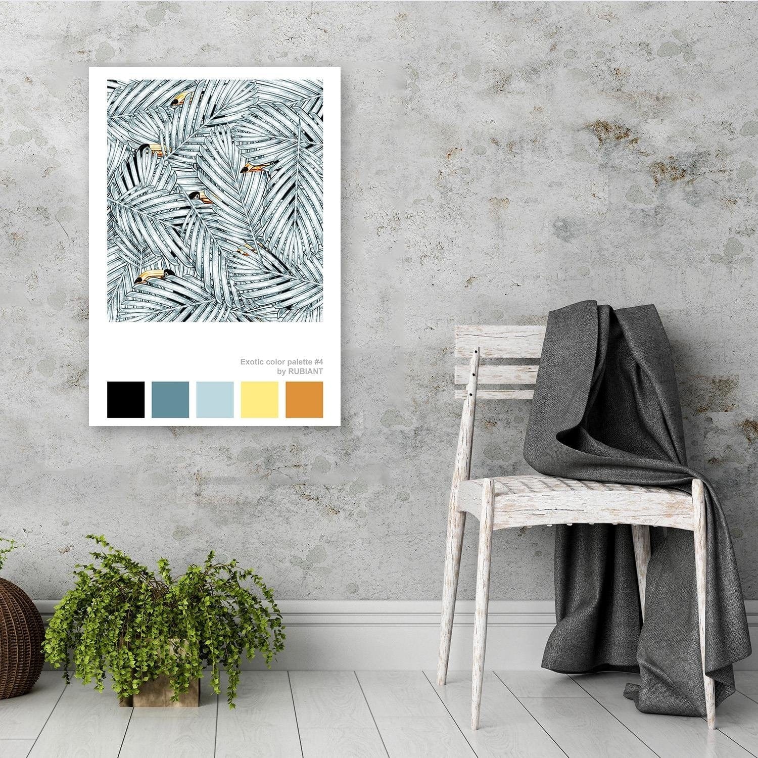 Posteris (plakāts) - Digital Art White  Home Trends DECO