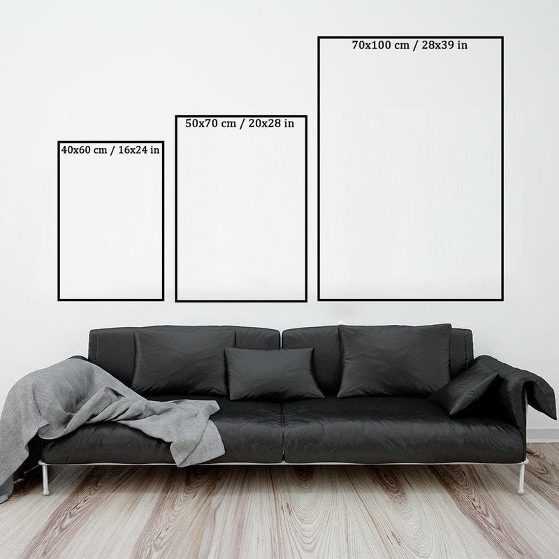 Posteris (plakāts) - Digital Art White  Home Trends DECO