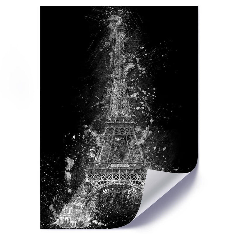 Posteris (plakāts) - Eiffel Tower At Night  Home Trends DECO