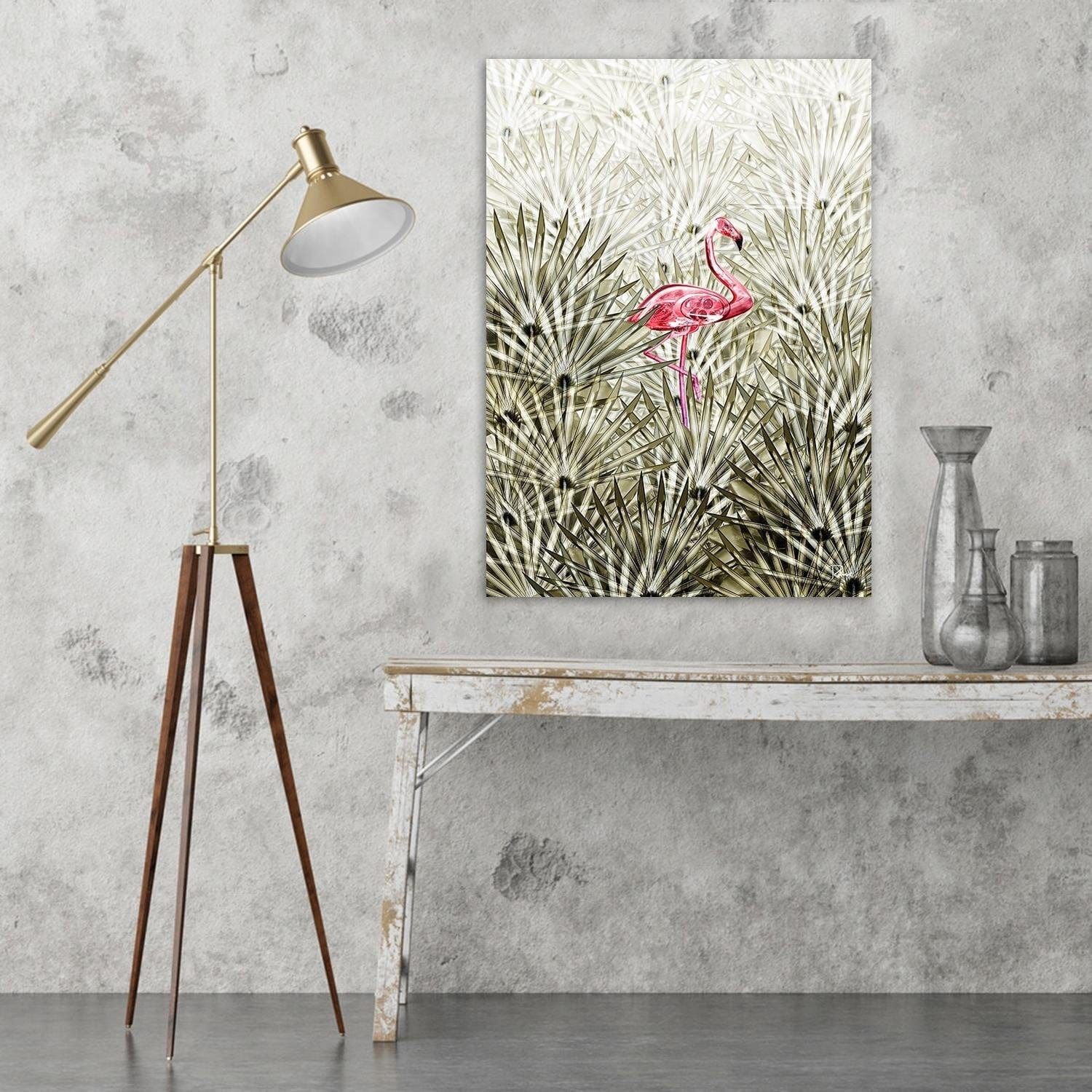Posteris (plakāts) - Flamingo Digital Pink  Home Trends DECO