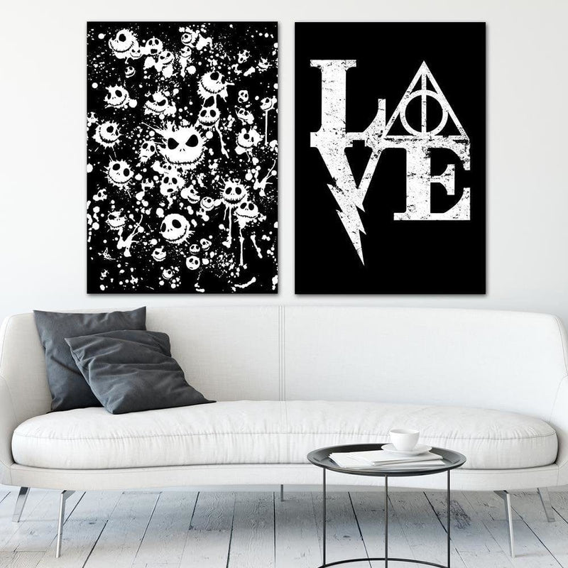 Posteris (plakāts) - Harry Love Image Black And White  Home Trends DECO