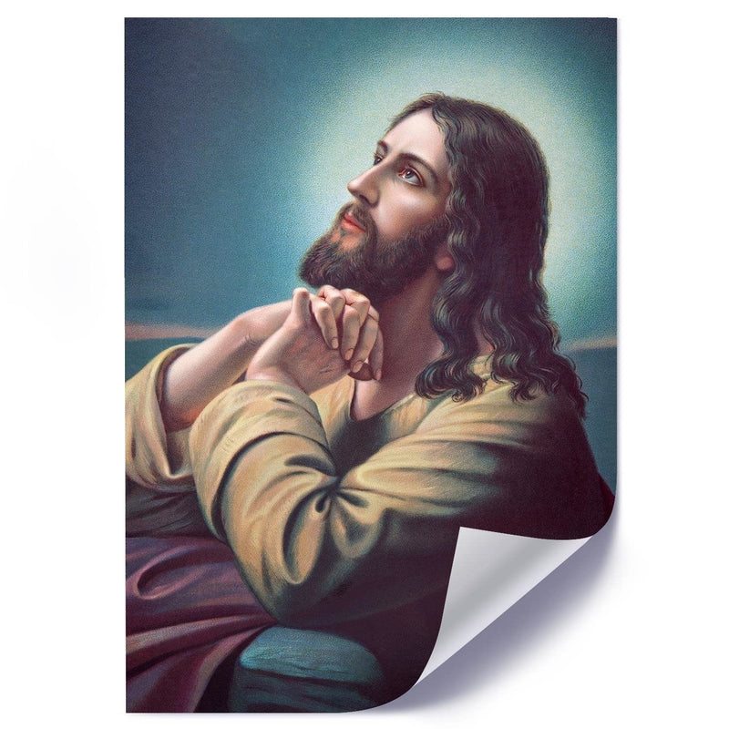Posteris (plakāts) - Jesus Praying  Home Trends DECO