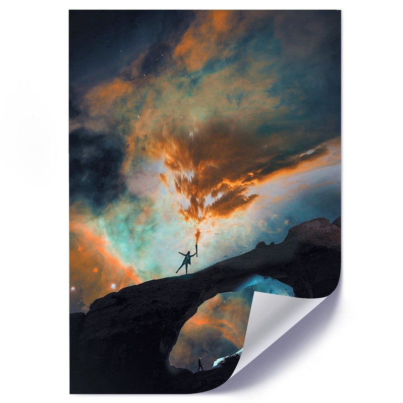 Posteris (plakāts) - Man And Clouds  Home Trends DECO