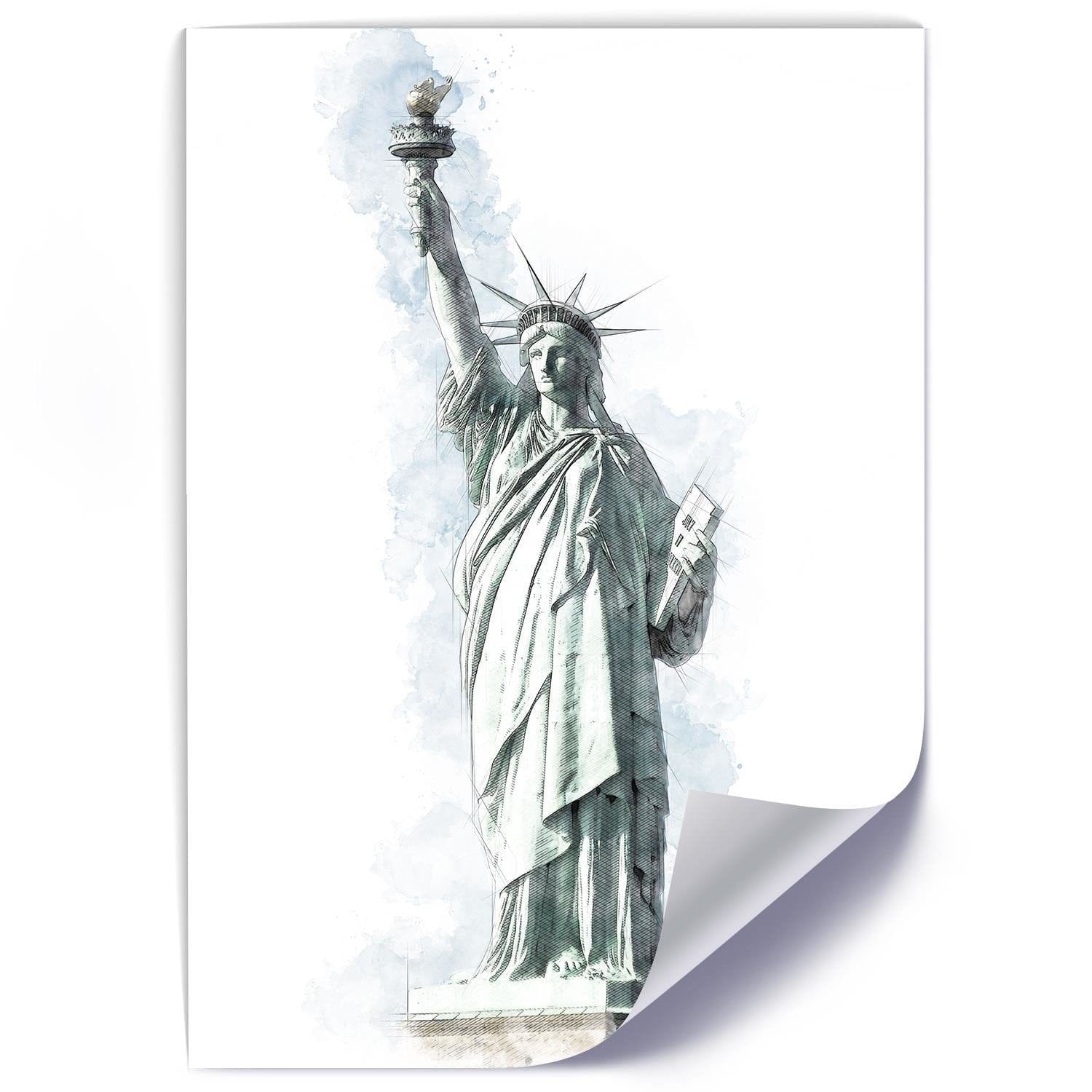 Posteris (plakāts) - New York Grey  Home Trends DECO