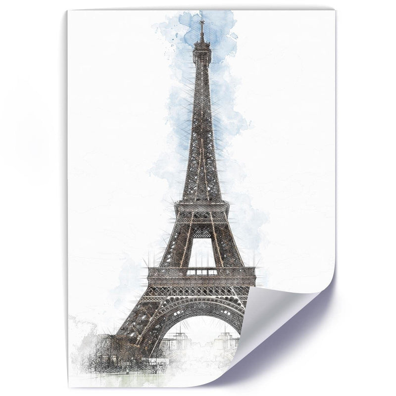 Posteris (plakāts) - Paris Artwork Brown  Home Trends DECO