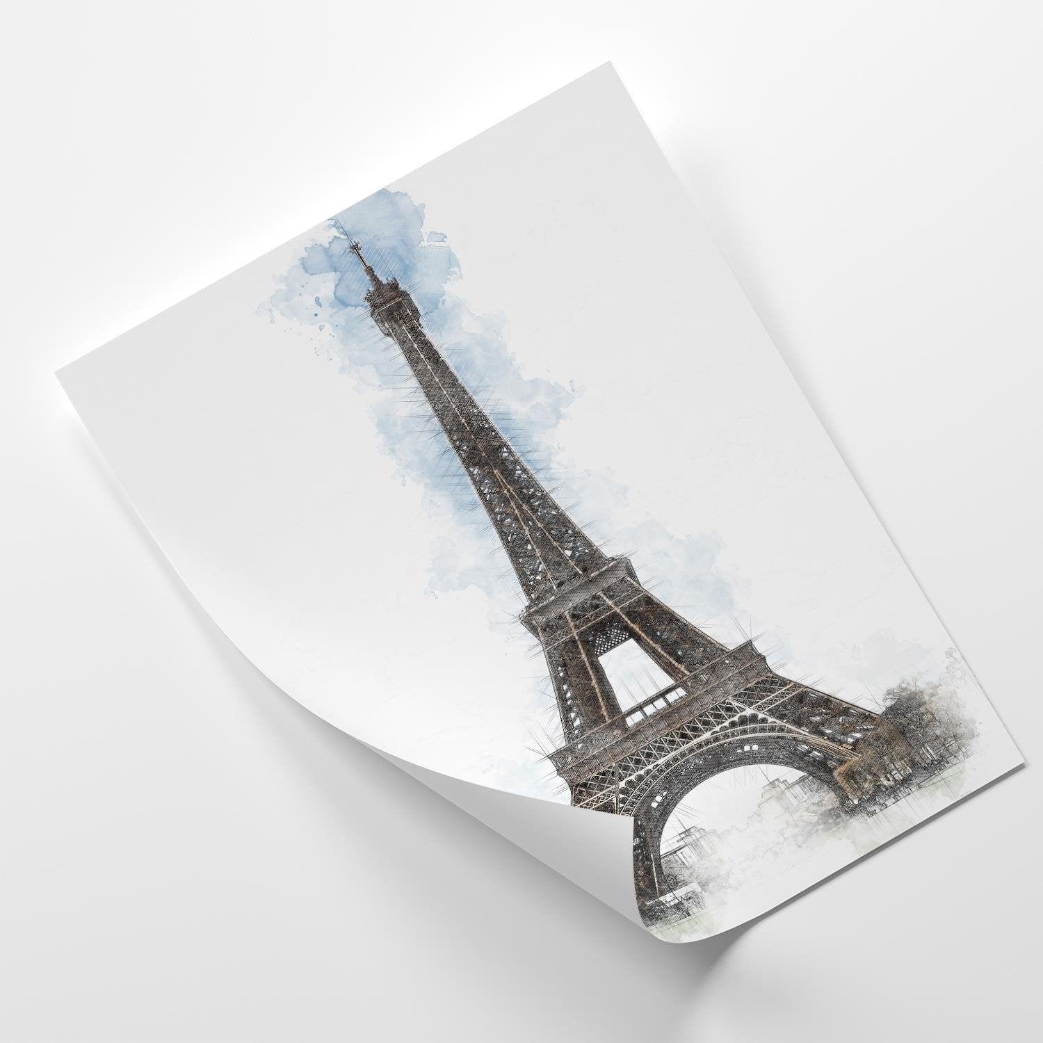 Posteris (plakāts) - Paris Artwork Brown  Home Trends DECO