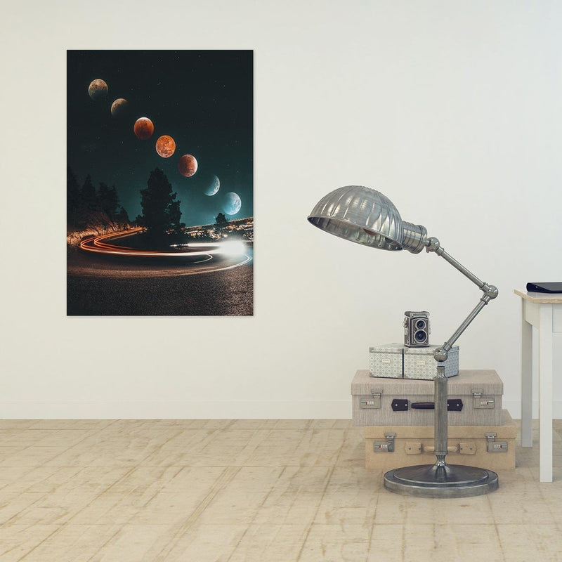 Posteris (plakāts) - Phases Of The Moon And The Lights  Home Trends DECO
