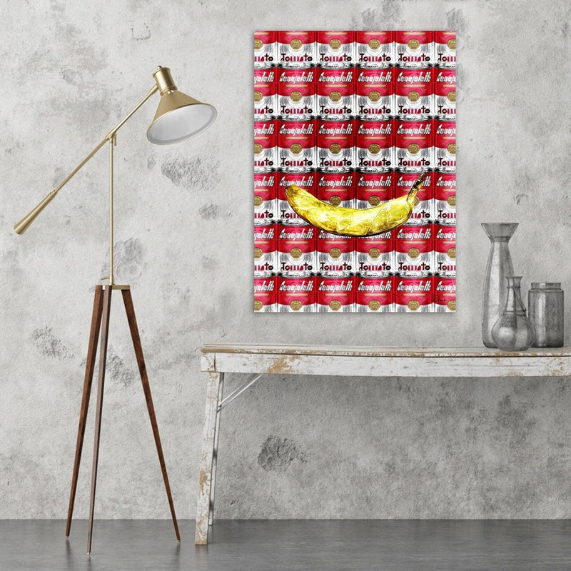 Posteris (plakāts) - Pop Art Soup Cans Red  Home Trends DECO