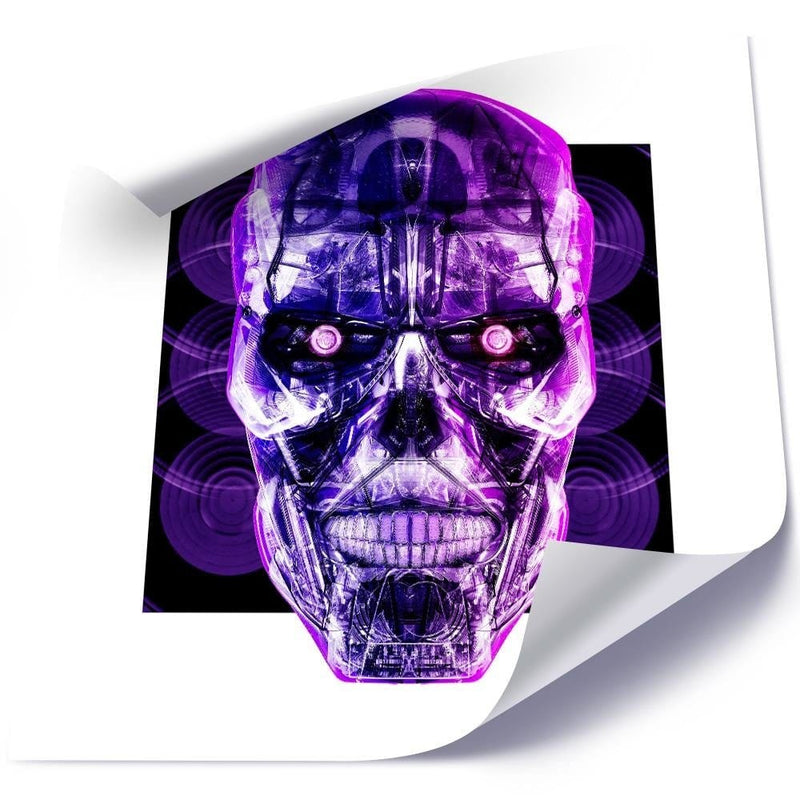 Posteris (plakāts) - Purple Skull  Home Trends DECO