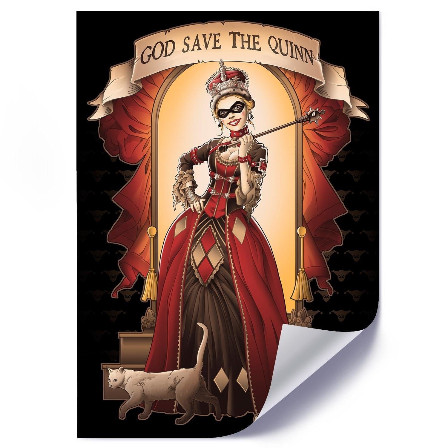 Posteris (plakāts) - Queen Of The Cat  Home Trends DECO