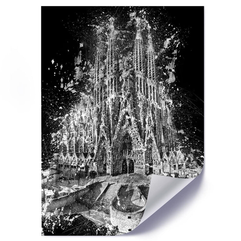 Posteris (plakāts) - The Sagrada Familia In Barcelona  Home Trends DECO