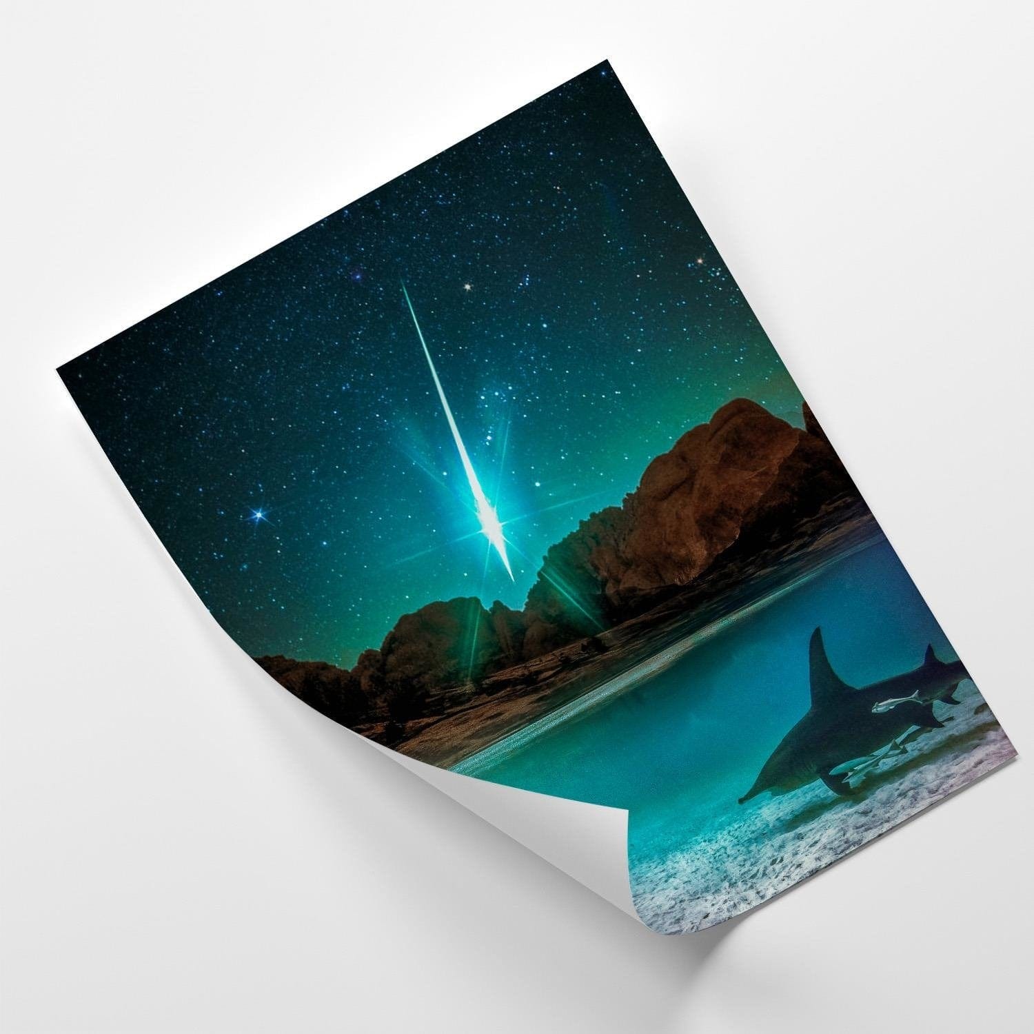 Posteris (plakāts) - Underwater Meeting  Home Trends DECO