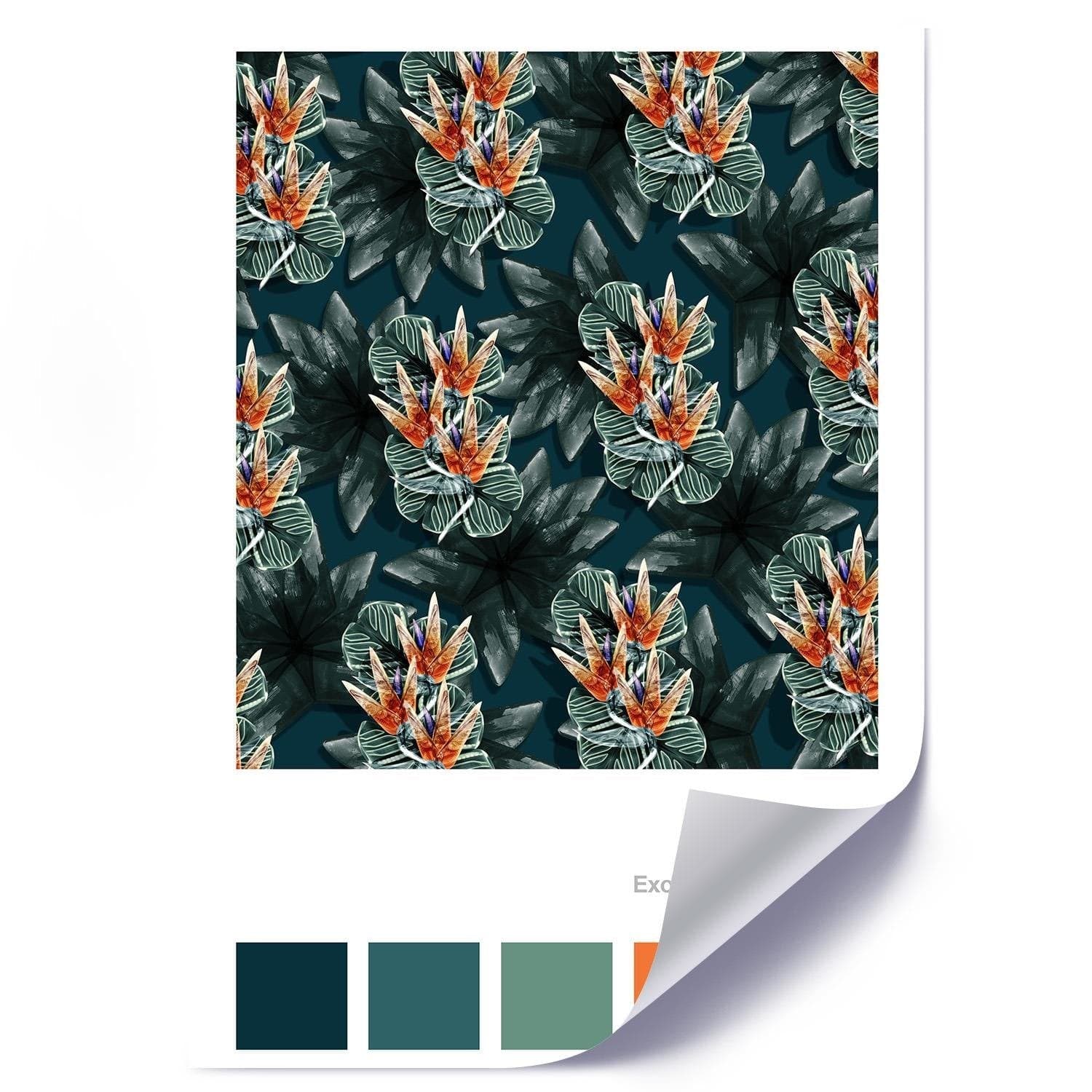 Posteris (plakāts) - Visual Art Green  Home Trends DECO