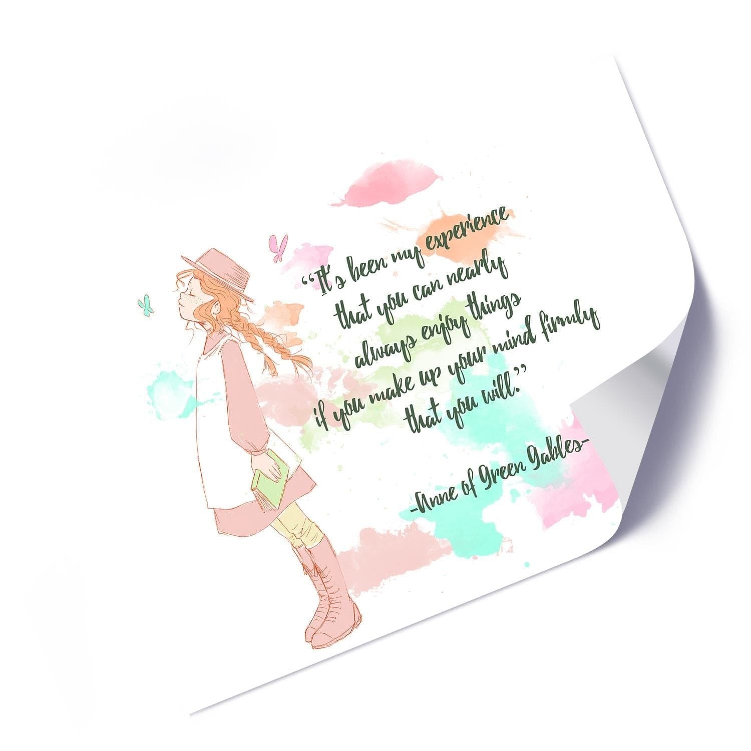 Posteris - Quote Anne Of Green Gables  E-interjers.lv