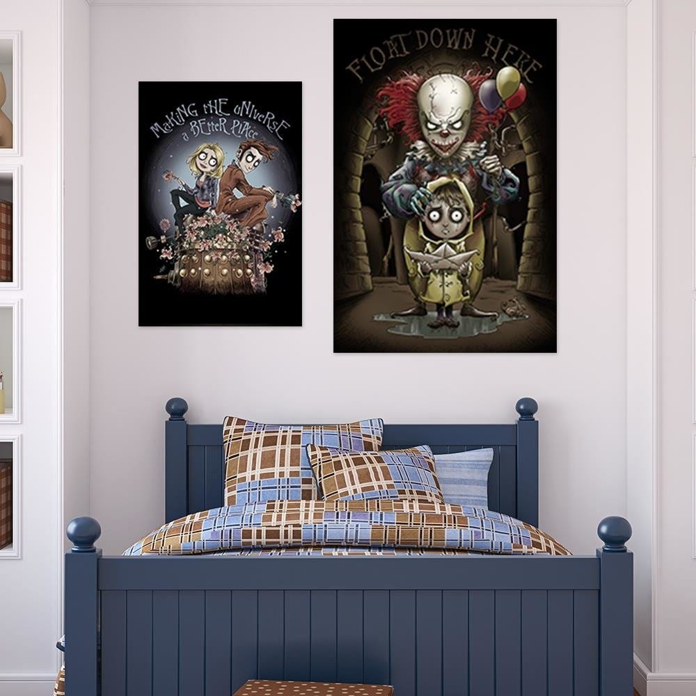 Posteris - Spooky Clown  E-interjers.lv