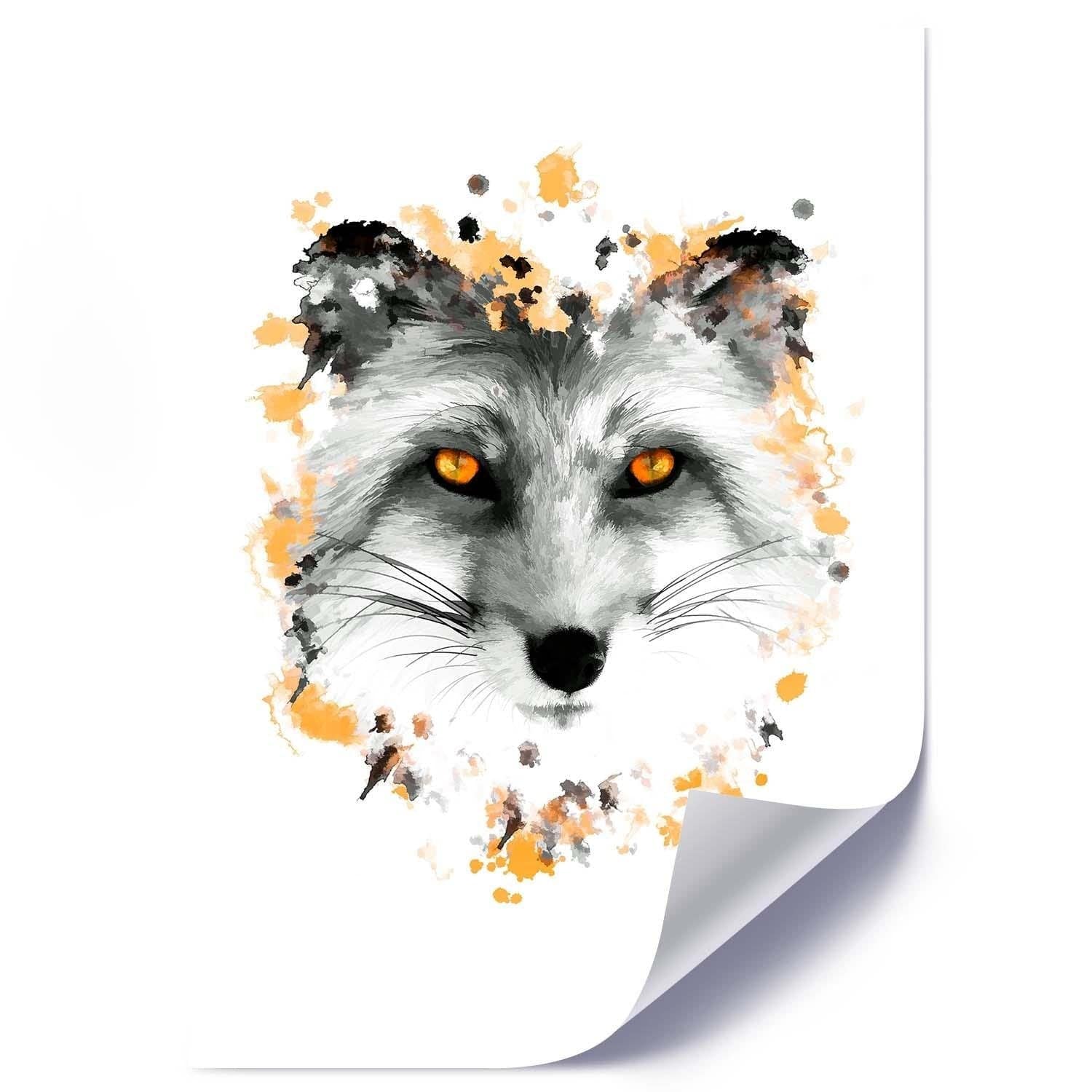 Posteris - The Fox  E-interjers.lv