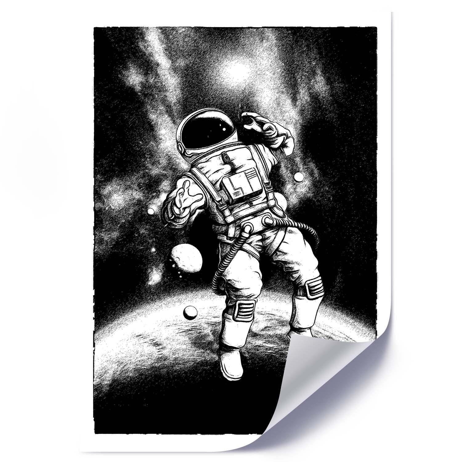 Posteris - White Cosmonaut  E-interjers.lv