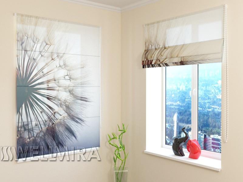 Romiešu žalūzijas Amazing Dandelion SCREEN / 40 / 50 E-interjers.lv