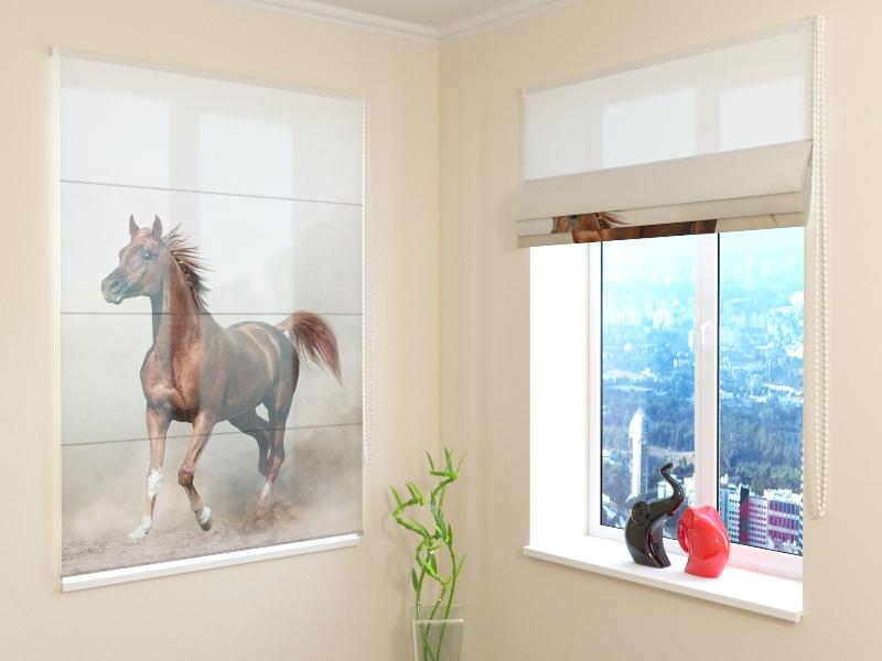 Romiešu žalūzijas Arabian Stallion in Prairies SCREEN / 40 / 50 E-interjers.lv