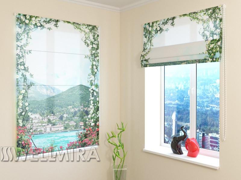 Romiešu žalūzijas Flower Arch SCREEN / 40 / 50 E-interjers.lv