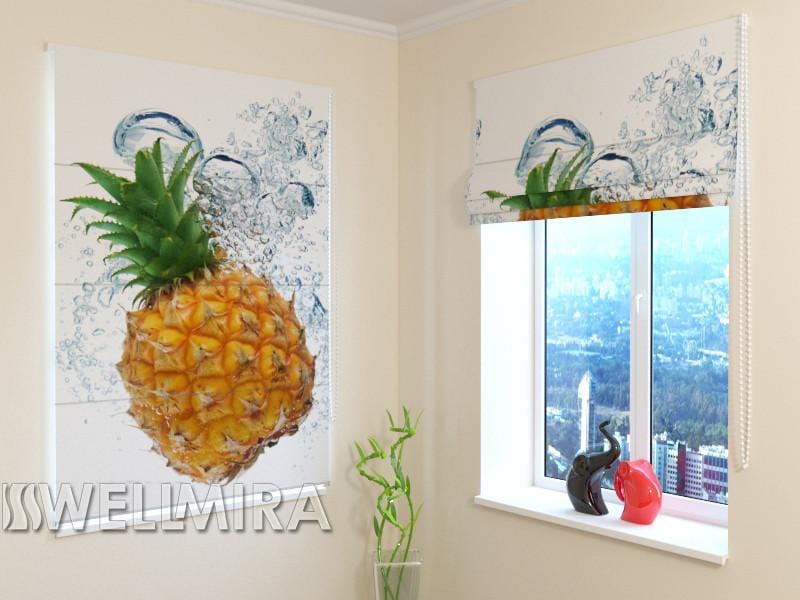 Romiešu žalūzijas Fresh Pineapple BLACKOUT / 40 / 50 E-interjers.lv