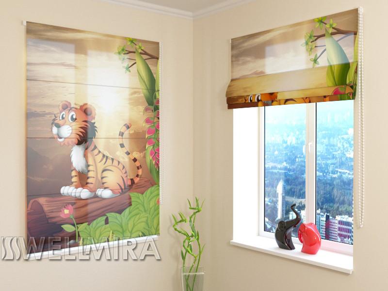 Romiešu žalūzijas Tiger and Sun SCREEN / 40 / 50 E-interjers.lv
