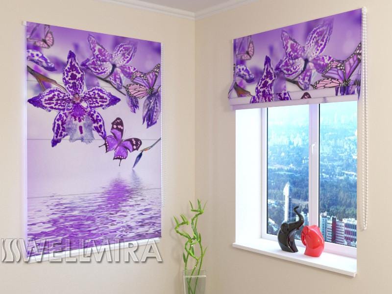Romiešu žalūzijas Violet Orchid BLACKOUT / 40 / 50 E-interjers.lv