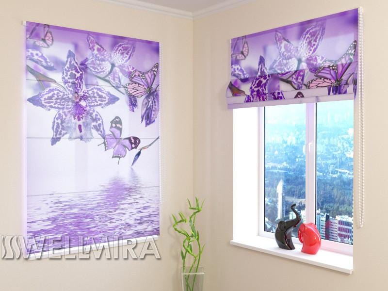 Romiešu žalūzijas Violet Orchid SCREEN / 40 / 50 E-interjers.lv