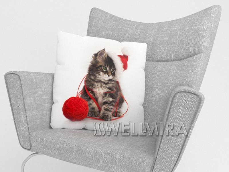Spilvendrāna Christmas Cat E-interjers.lv