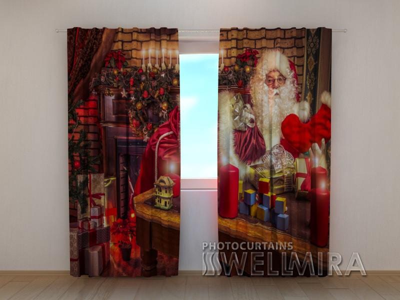 Ziemassvētku aizkari - Jaungada nakts 180 x 140 cm (2X 90x140 cm) / SCREEN E-interjers.lv